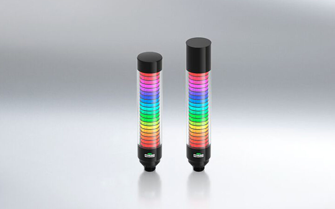 Le nuove torrette di segnalazione luminose Modlight®60 Pro-RGB IO-Link a segmenti e le lampade Modlight Illumix Pro RGBW a LED